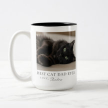 Taza de foto para padres de mascotas El mejor papá