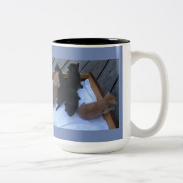 Bicolor Taza de Foto Personalizada