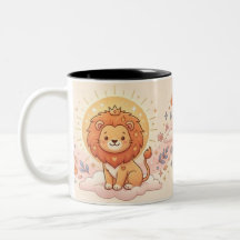 Taza de foto personalizada Leo Zodiaco