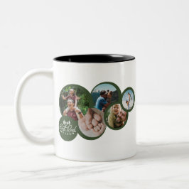Bicolor Taza de foto personalizada 'Mejor papá del mundo'