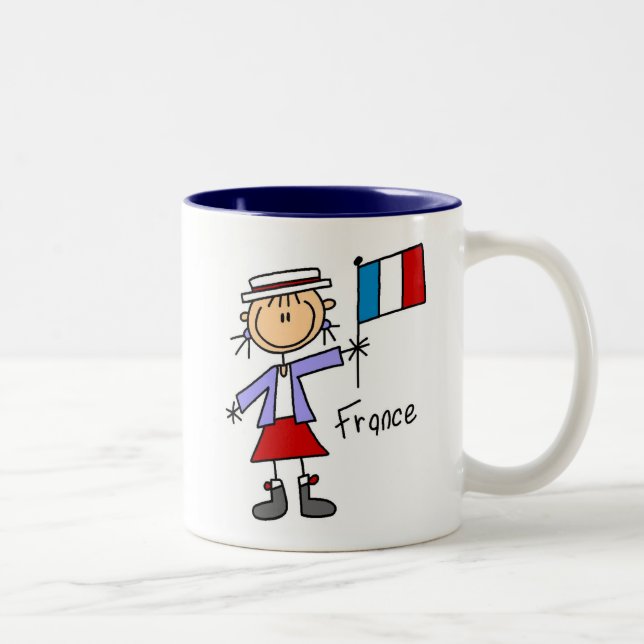 Bicolor Taza de Francia (Derecha)