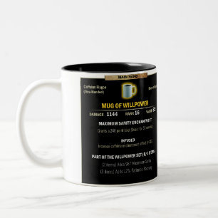 Bicolor Taza de fuerza de voluntad