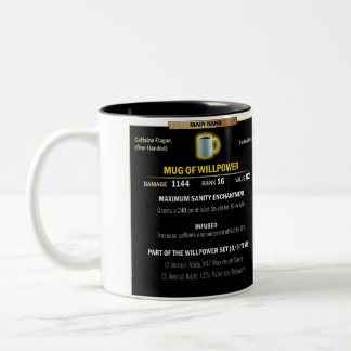 Bicolor Taza de fuerza de voluntad