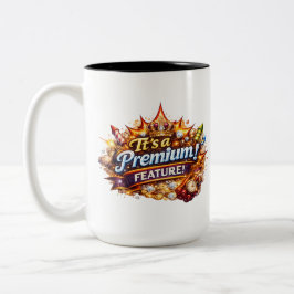 Bicolor Taza de función premium