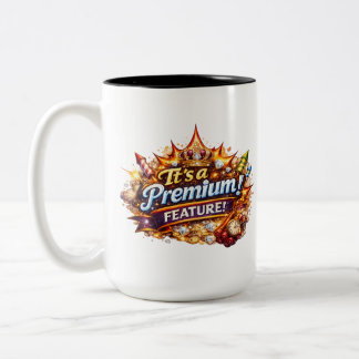 Bicolor Taza de función premium