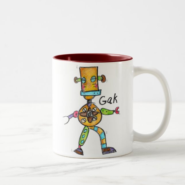 Bicolor Taza de "Gak" (Derecha)