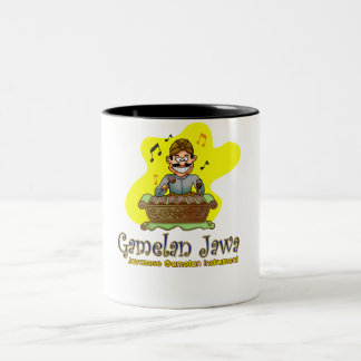 Bicolor Taza de Gamelan Jawa