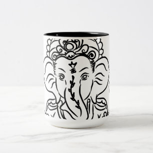 Bicolor Taza de Ganesh