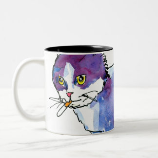 Bicolor Taza de garabatos gigantes