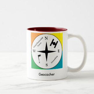 Bicolor Taza de Geocaching