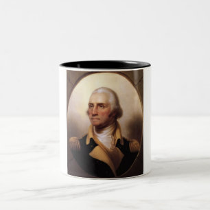 Bicolor Taza de George Washington