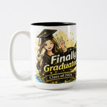Taza de Graduado por Fin Clase de 2026 Regalo