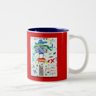 Bicolor Taza de gran tamaño de la cucaracha del La de