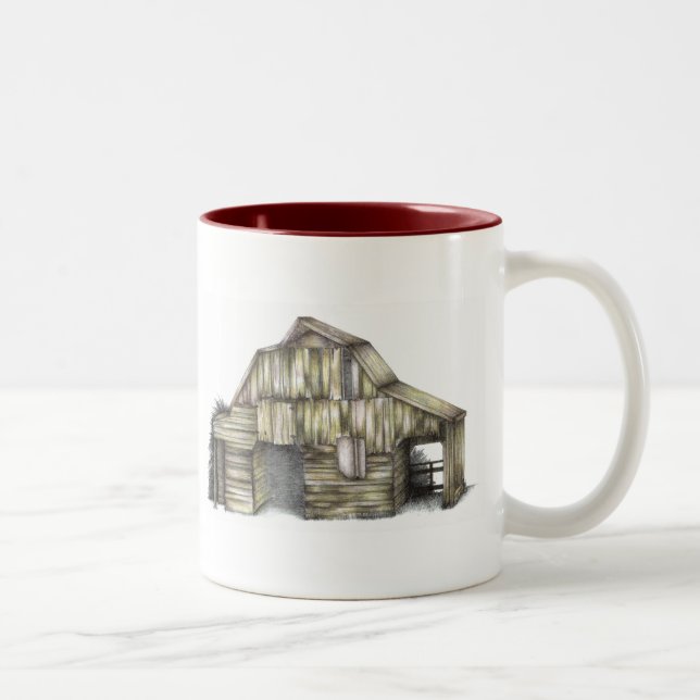 Bicolor Taza de granero (Derecha)