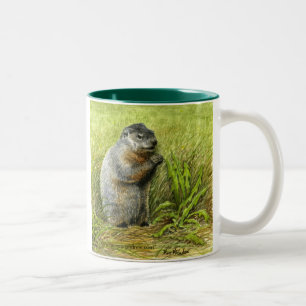 Bicolor Taza de Groundhog