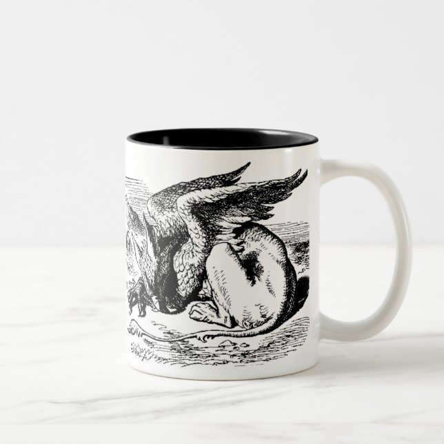 Bicolor Taza de Gryphon (Derecha)