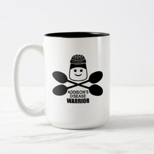 Bicolor Taza de Guerrero de la Enfermedad de Addison
