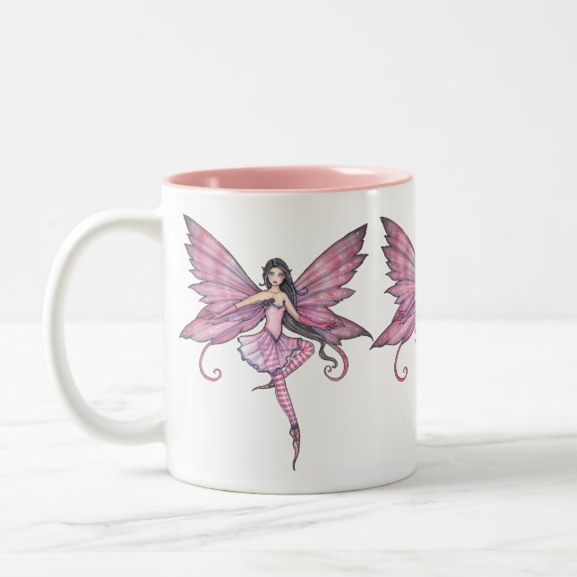 Bicolor Taza de Hada Bailarina Rosa (Izquierda)