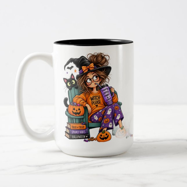 Bicolor Taza de Halloween (Izquierda)