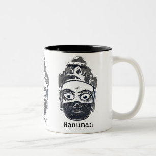 Bicolor Taza de Hanuman (B/W)