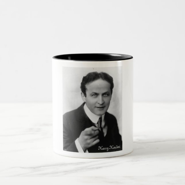 Bicolor Taza de Harry Houdini (Centro)