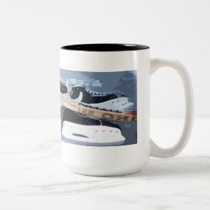 Bicolor Taza de Hockey
