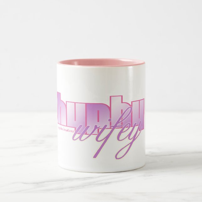 Bicolor Taza de Hyphy Wifey (Centro)