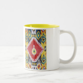 Bicolor Taza de Ikat Karen