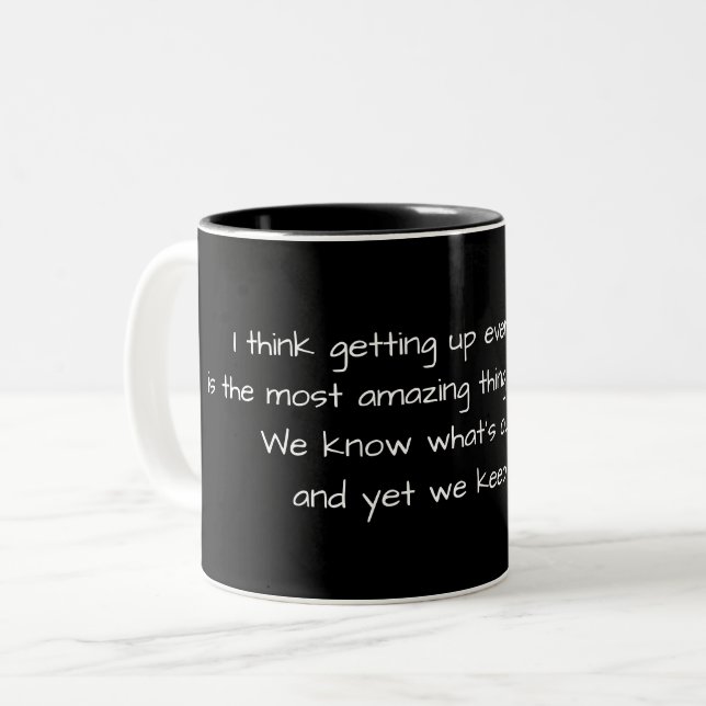 Bicolor taza de inspiración (Anverso izquierdo)