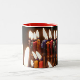 Bicolor Taza de Jánuca