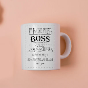 Bicolor TAZA DE JEFE - GRACIAS JEFE  jefe increíble