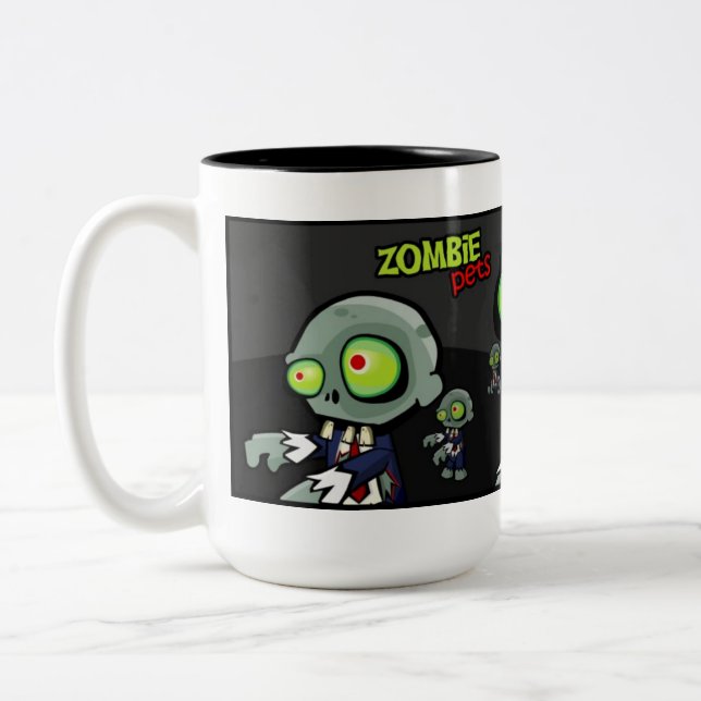 Bicolor Taza de Jim del zombi (Izquierda)