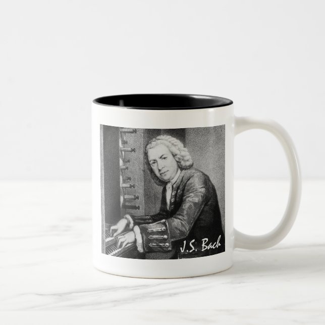 Bicolor Taza de Johann Sebastian Bach (Derecha)