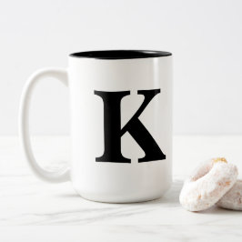 Bicolor Taza de "K"