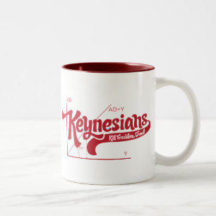 Bicolor Taza de Keynesians