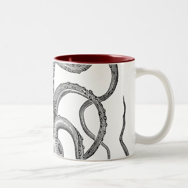 Bicolor Taza de Kraken (Derecha)