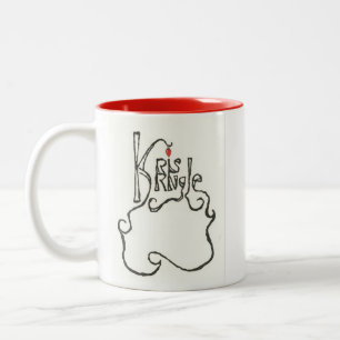 Bicolor Taza de Kris Kringle