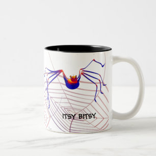 Bicolor Taza de la araña de Itsy Bitsy