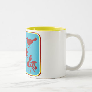 Bicolor Taza de la ardilla