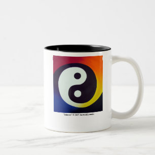 Bicolor Taza de la balanza