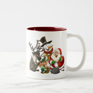 Bicolor Taza de la banda de jarro del navidad