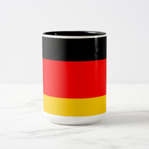 Bicolor Taza de la bandera de Alemania