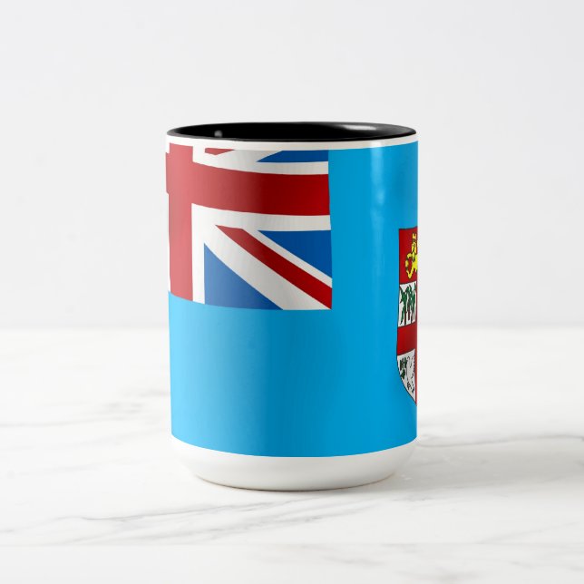 Bicolor Taza de la bandera de Fiji (Centro)