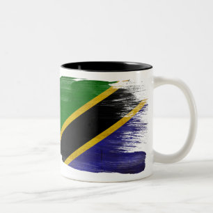 Bicolor Taza de la bandera de Tanzania