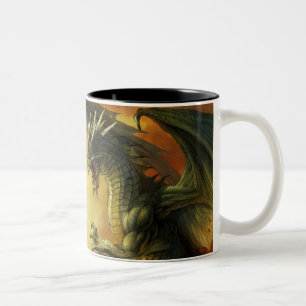 Bicolor Taza de la batalla del dragón