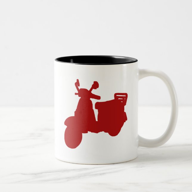 Bicolor Taza de la bici del motor (Derecha)