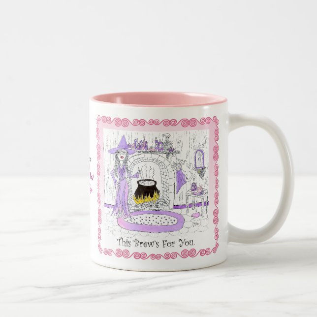 Bicolor Taza de la bruja (Derecha)