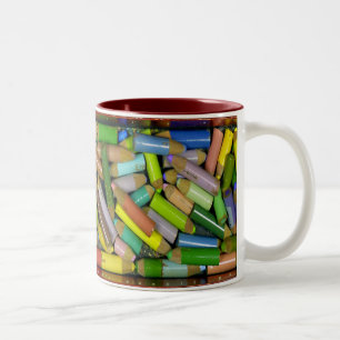 Bicolor Taza de la caja de lápiz de Kim Kublank