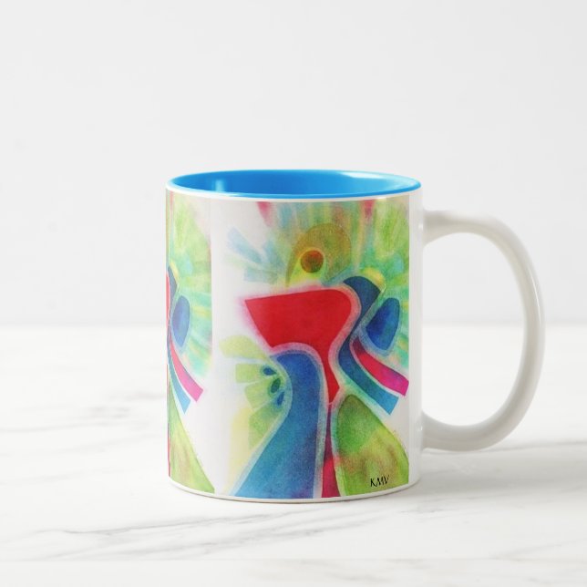Bicolor Taza de la cáliz (Derecha)