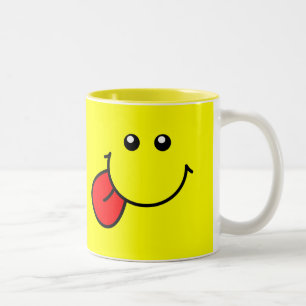 Bicolor Taza de la cara